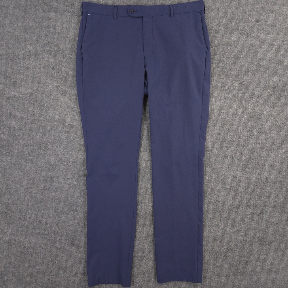 Peter Millar Crown Crafted Surge Performance Trouser Pants Mens 35X32* Navy Golf